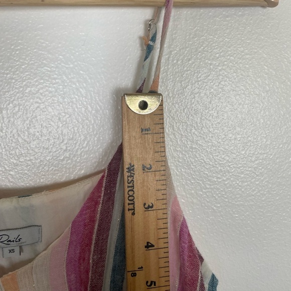 Rails Striped Midi Dress in Pink and White - Picture 7 of 10